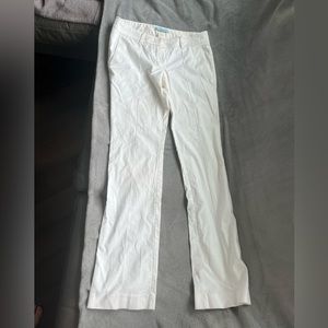 Guess cigarette slim white cotton dress pants, Size 8